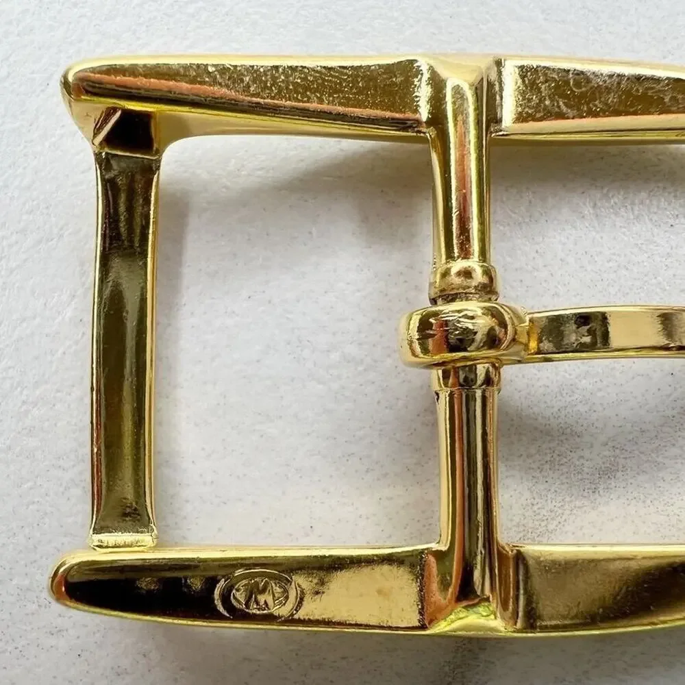 Vintage Gold Tone Simple Basic Belt Buckle for up to 1 Inch Belt